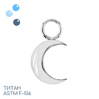 Подвеска из титана Moon vol.2